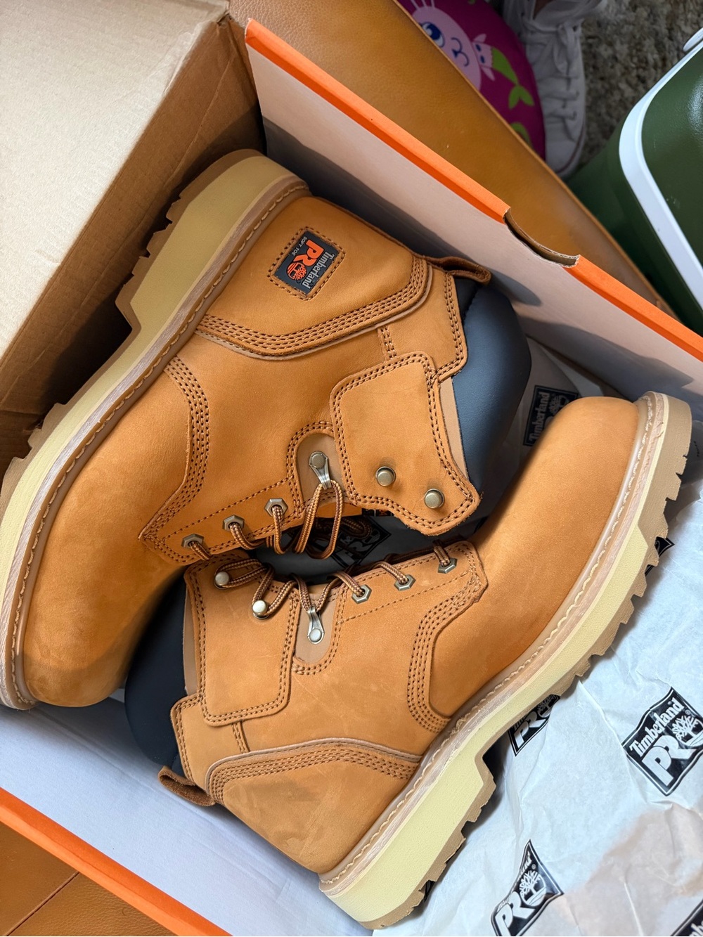 Timberland Tan Work Boot - Picture 2 of 4